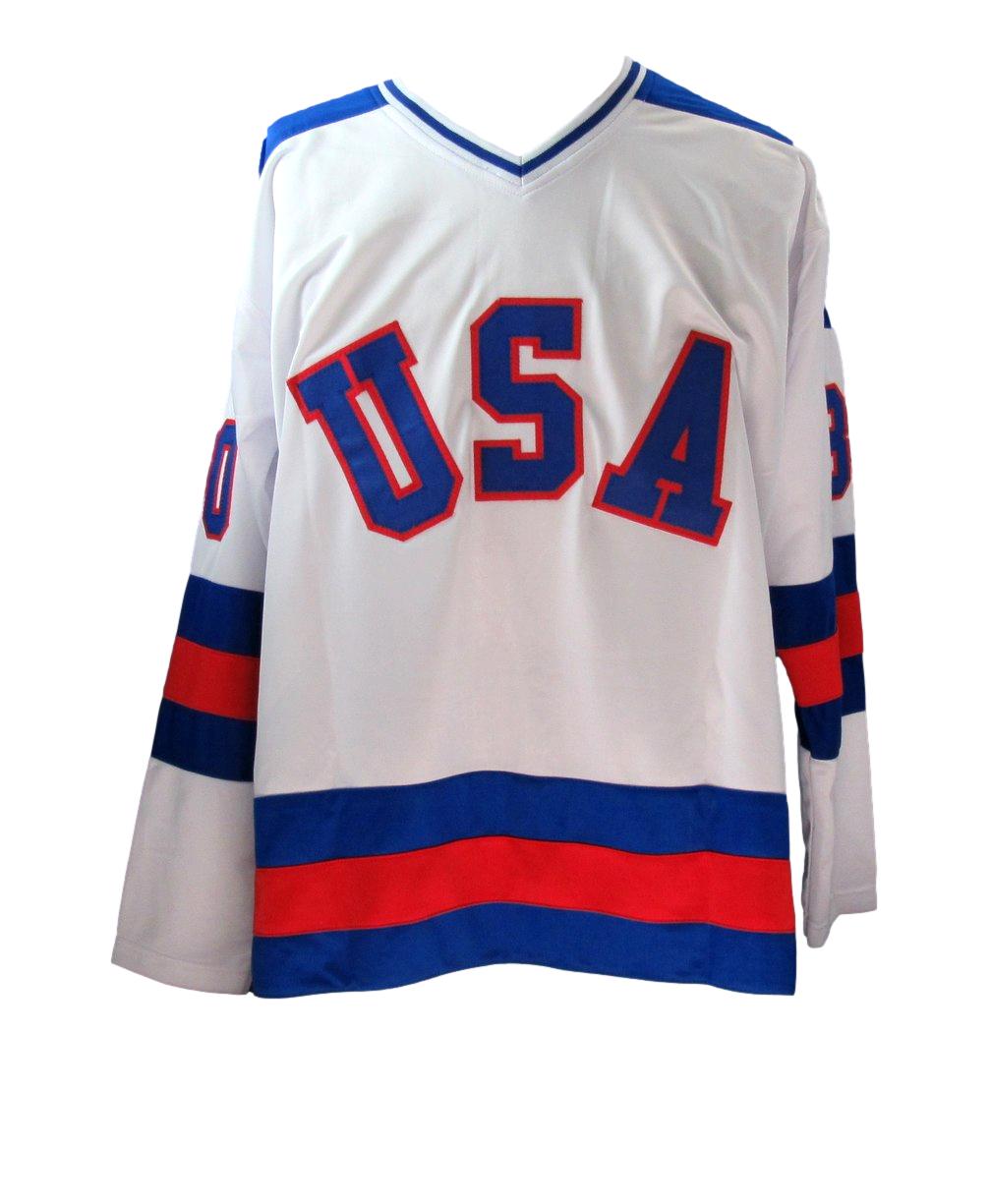 U.S. Hockey Team Signed by 19 Inscribed Miracle Hockey Jersey PSA/DNA 187244