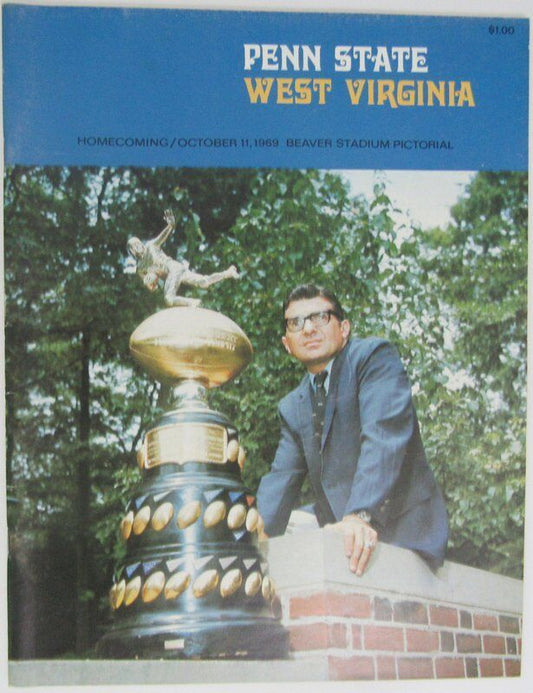 1969 Penn State Nittany Lions vs. West Virginia Football Program 137766
