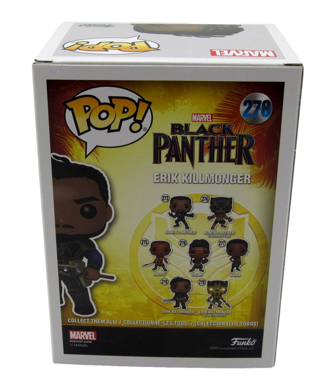 Michael B. Jordan Autographed Funko Pop! #278 "Black Panther" Beckett 181188