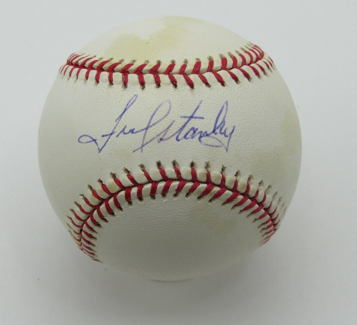 Fred Stanley New York Yankees 5x WS Champion Signed OAL Baseball