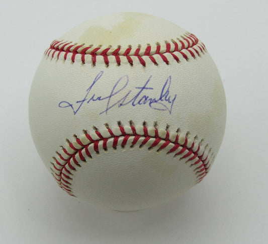 Fred Stanley New York Yankees 5x WS Champion Signed OAL Baseball