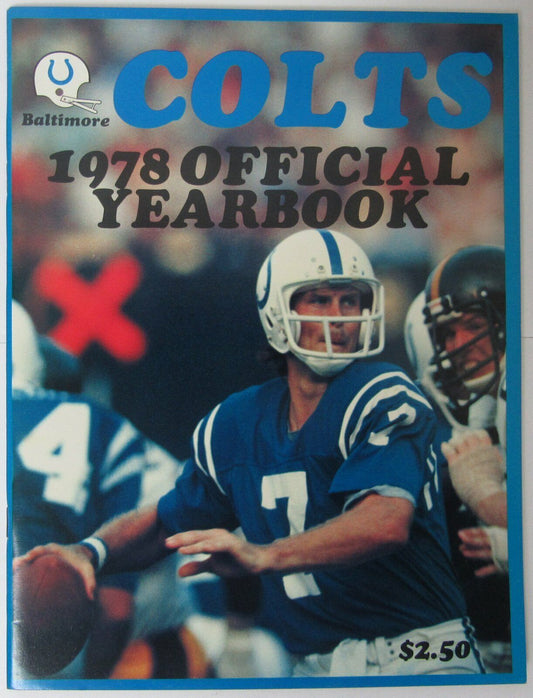 1978 Baltimore Colts NFL Football Official Team Yearbook 145546