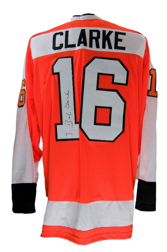 Bobby Clarke HOF Autographed Custom Hockey Jersey Philadelphia Flyers PSA/DNA