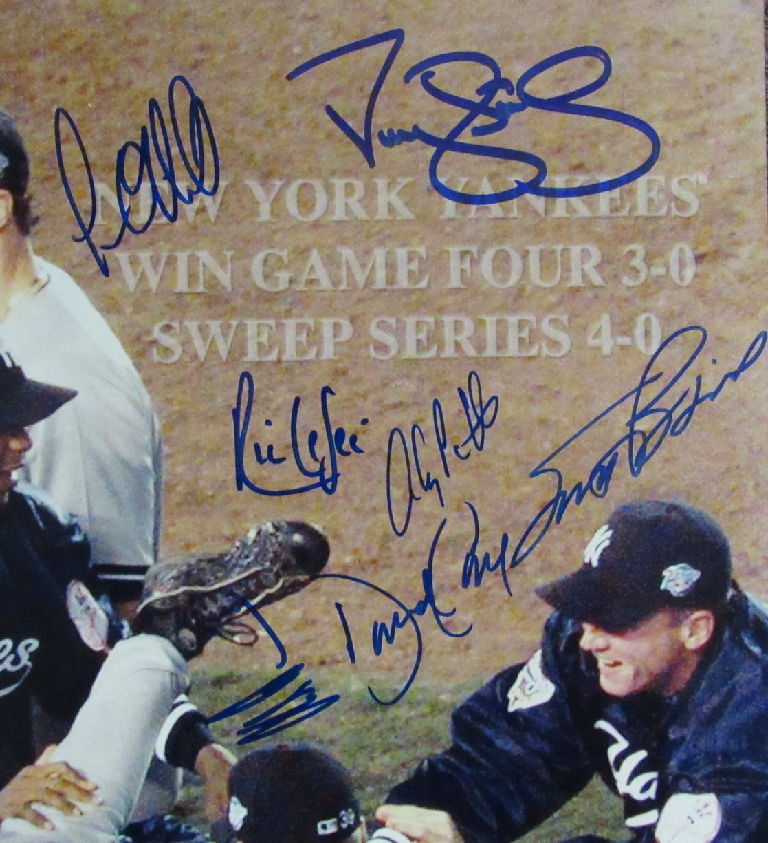 1998 World Series Champs New York Yankees Team Signed 16x20 Photo PSA/DNA 191584