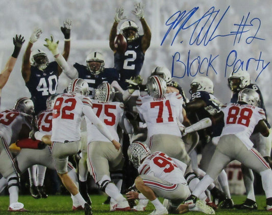 Marcus Allen Penn State Autographed 16x20 Photo BLOCK PARTY vs. OSU JSA 167374