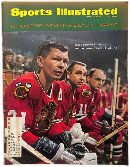 March 20, 1967 Stan Mikita HOF Blackhawks Sports Illustrated 181687