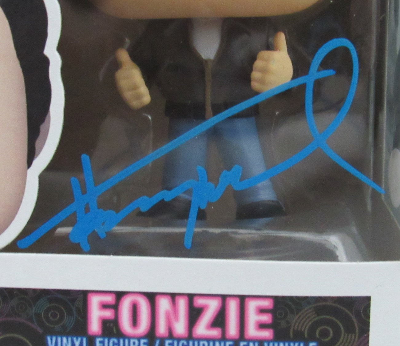 Henry Winkler "Fonzie - Happy Days" Signed Funko Pop! #1124 Figurine JSA 165408