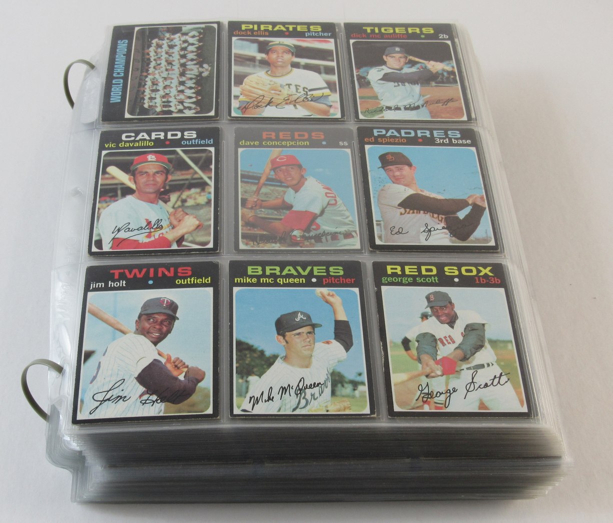 1971Topps Baseball Complete Set (752) Cards Aaron Clemente Munson Ryan 189194