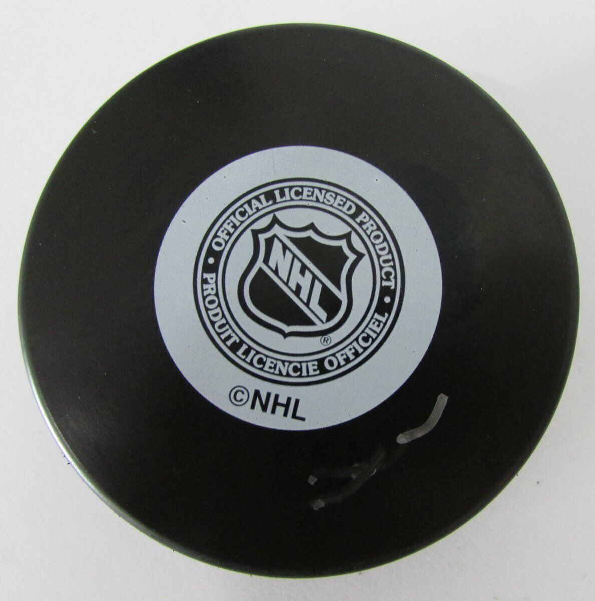 Riley Cote Philadelphia Flyers Autographed/Signed Flyers Logo Puck PASS 144556