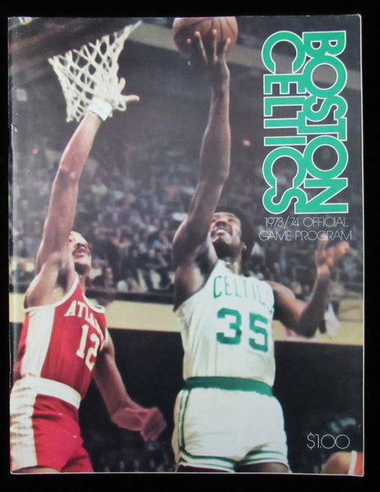 1973/74 Basketball Game Program Boston Celtics vs. Philadelphia 76ers 189162