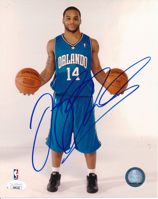 Jameer Nelson Orlando Magic Signed/Autographed 8x10 Photo JSA 158483