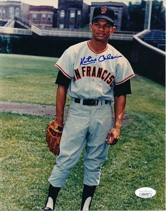 Matty Alou San Francisco Giants Signed/Autographed 8x10 Color Photo JSA 142327