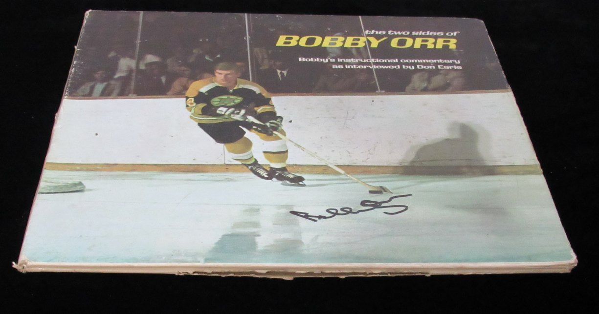 Bobby Orr HOF Signed/Autographed Record Album Cover w/ Record Bruins JSA 190135