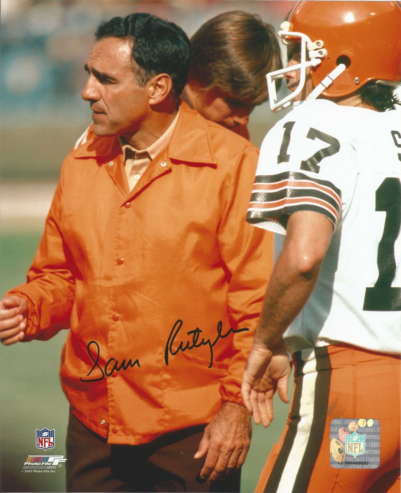 Sam Rutigliano Cleveland Browns Signed/Autographed 8x10 Photo JSA 150368