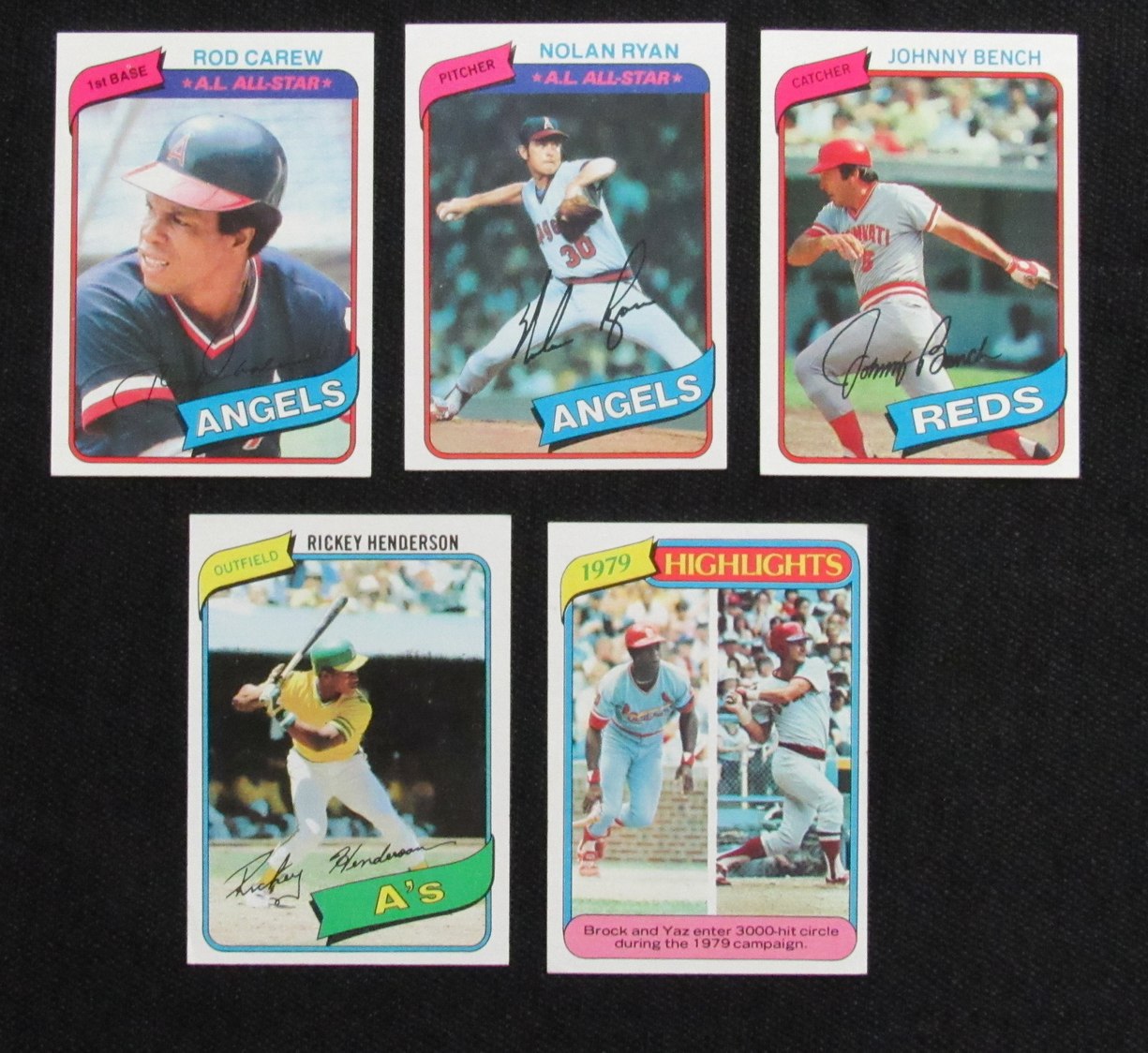 1980 TOPPS Baseball Complete Set (1-726) Henderson RC Sutcliffe RC 189352
