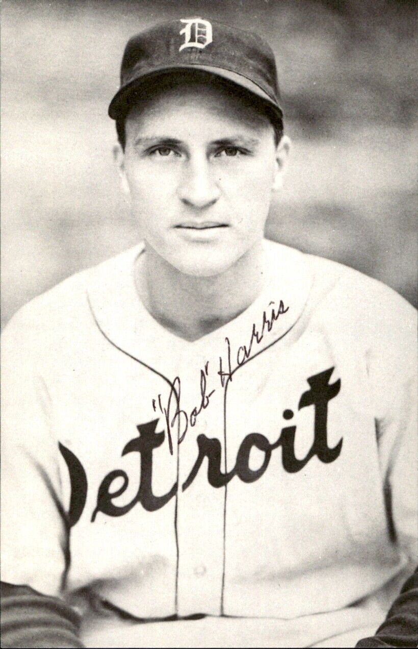 Bob Harris Detroit Tigers d. 1989 Signed/Autographed 3x5  Photo 178434