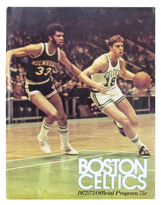 February 28, 1973 Boston Celtics vs. Golden State Warriors NBA Program Cowens