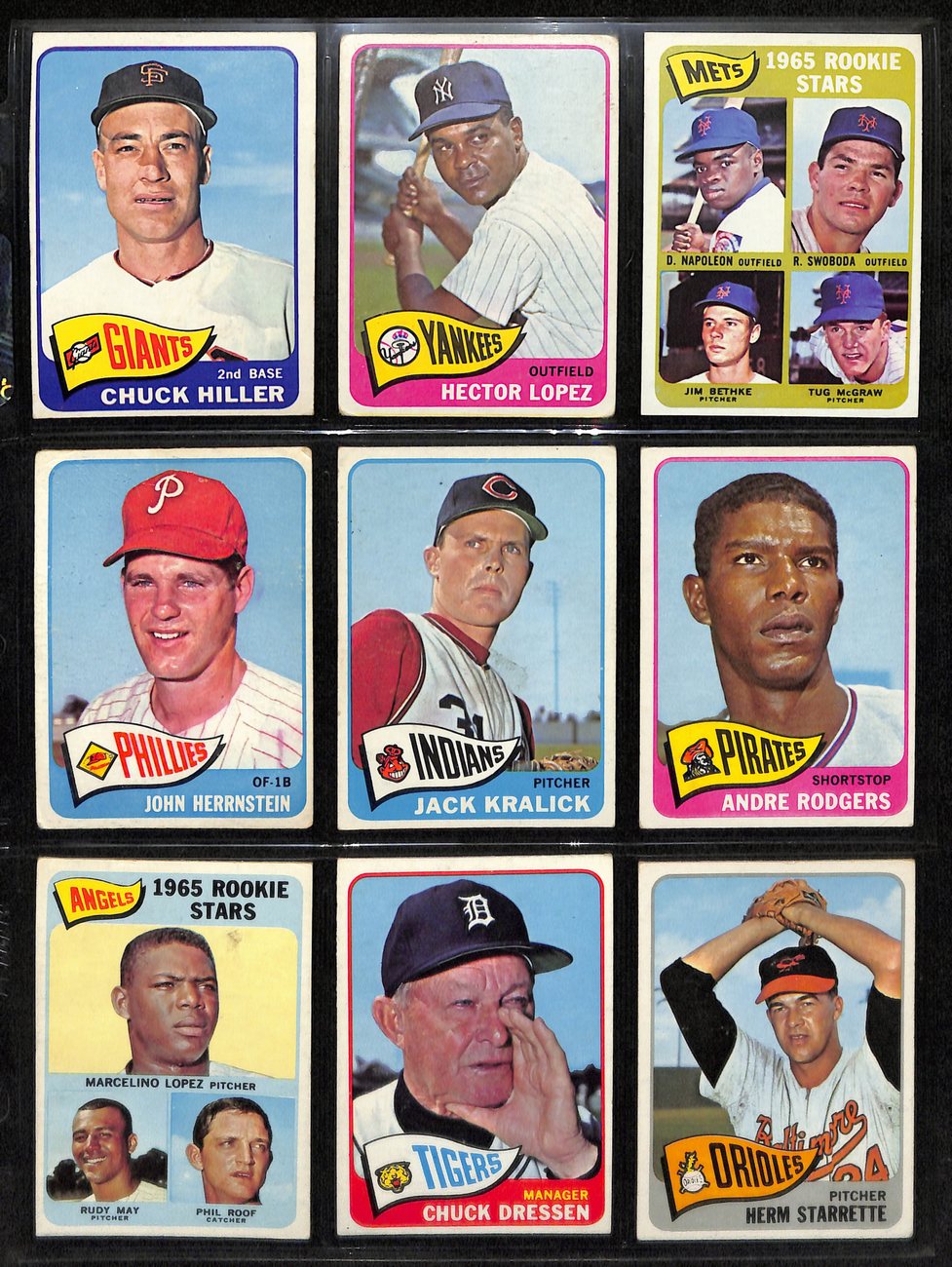 1965 Topps Baseball Card Complete Set (1-598) Mantle Koufax Morgan Mays 191959