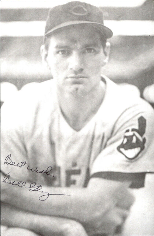 Bill Glynn Indians d. 2013 Signed/Autographed 3x5  Photo 178295