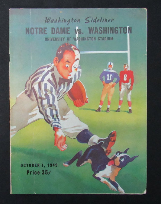 10/1/1949 Notre Dame vs.Washington College Program 185943