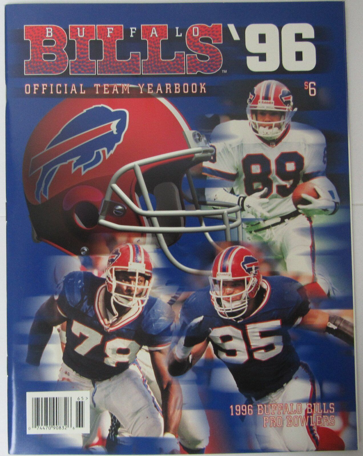 1996 Buffalo Bills NFL Football Official Team Yearbook 145566