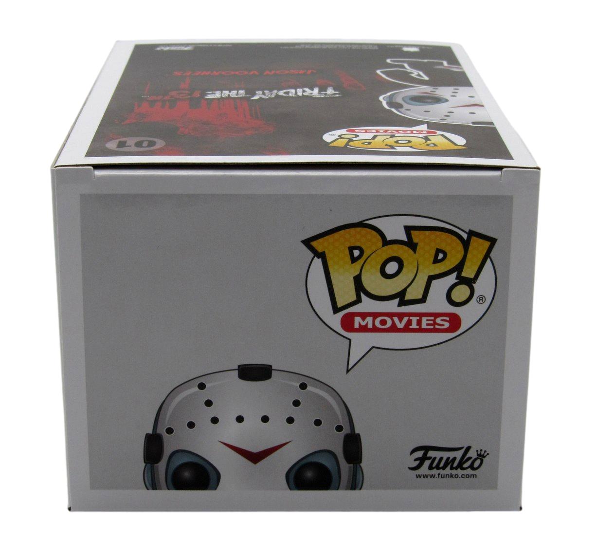 Ari Lehman Signed/Insc Funko Pop! #01 "Friday the 13th" Signed in Red JSA 190708