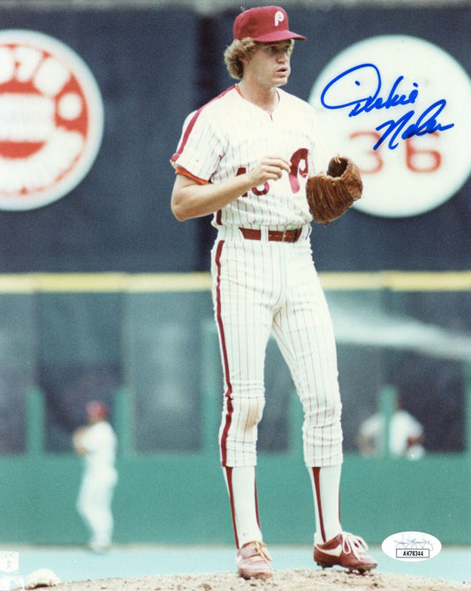 Dickie Noles Autographed 8x10 Photo Philadelphia Phillies JSA 180881