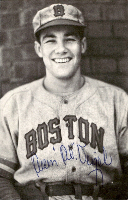 Al Veigel Boston Bees d. 2012 Signed/Autographed 3x5  Photo 179288