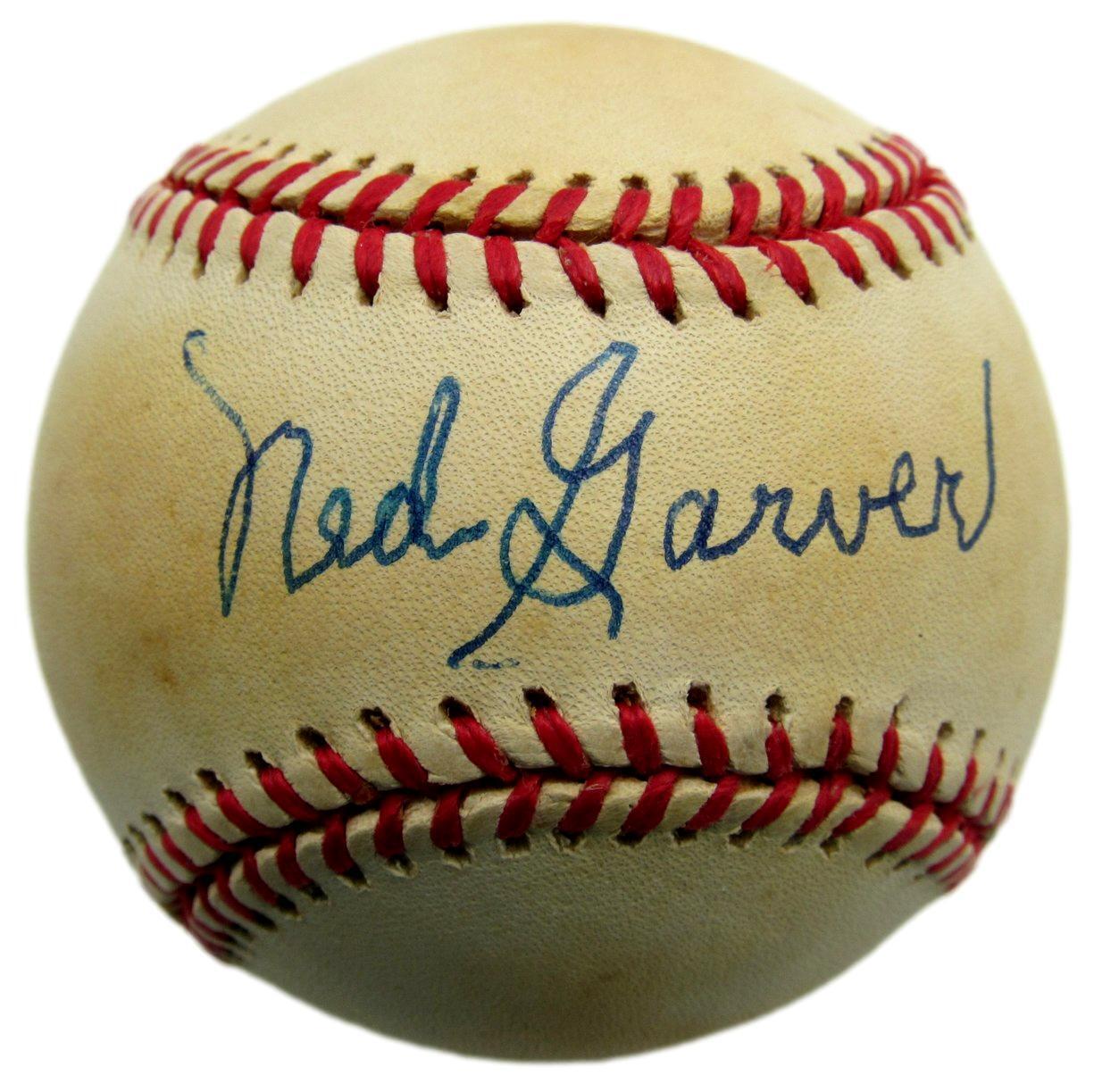 Ned Garver Autographed OAL Baseball Detroit Tigers JSA