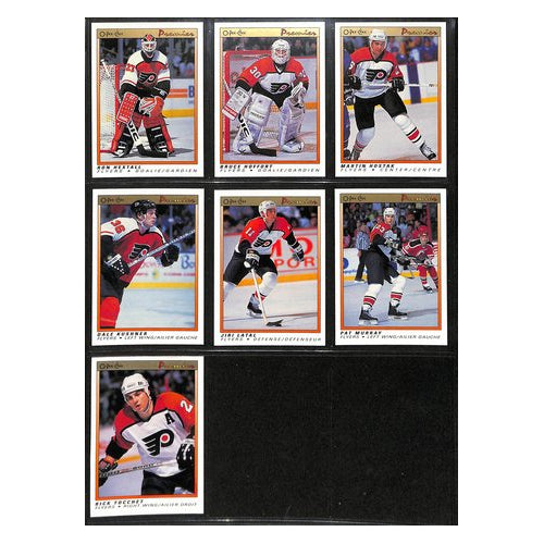 Lot of (52) 1990's O-Pee-Chee OPC Hockey Flyers Cards 192485