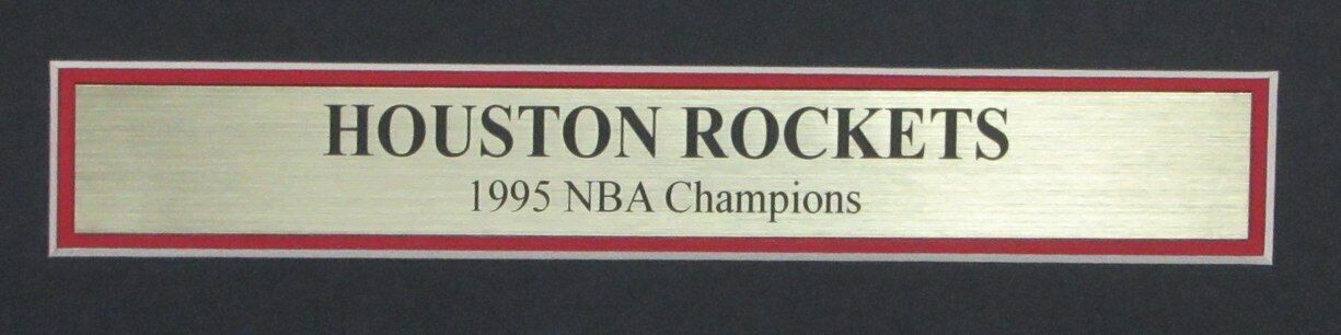 Houston Chronicle Newspaper 1995 Houston Rockets NBA Champions Framed 166010