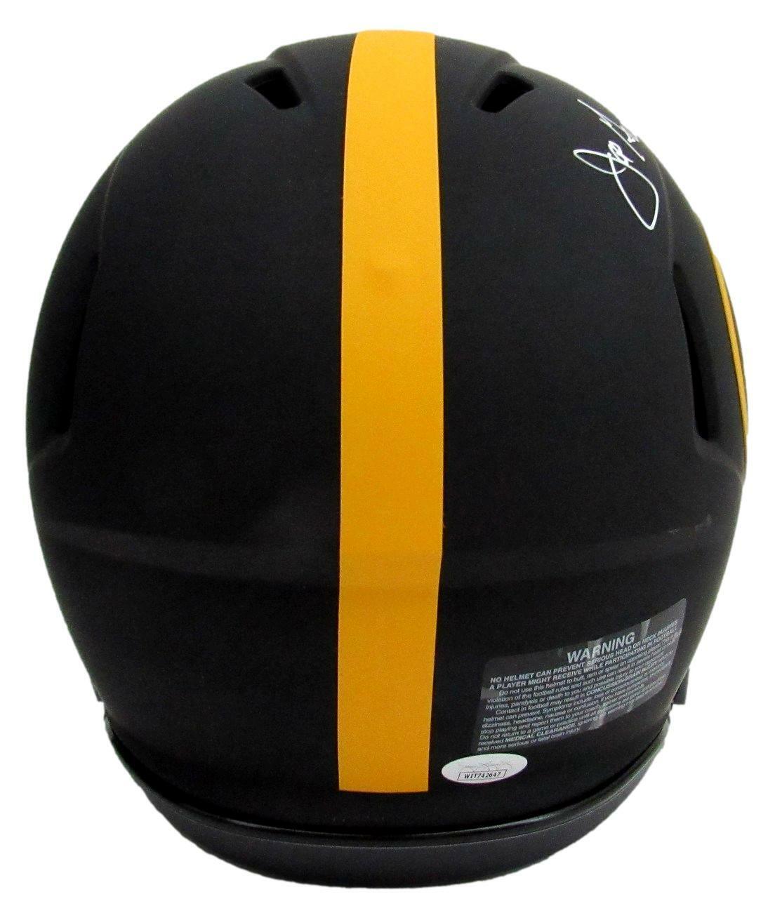 Joe Greene HOF Steelers Signed/Inscr Full Size Eclipse Auth Helmet JSA 163712