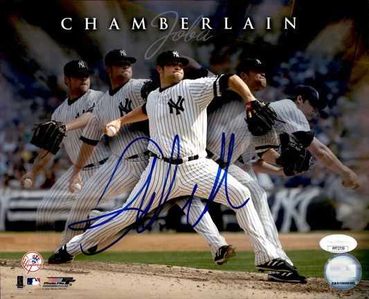 Joba Chamberlain New York Yankees Signed/Autographed 8x10 Photo JSA 161053