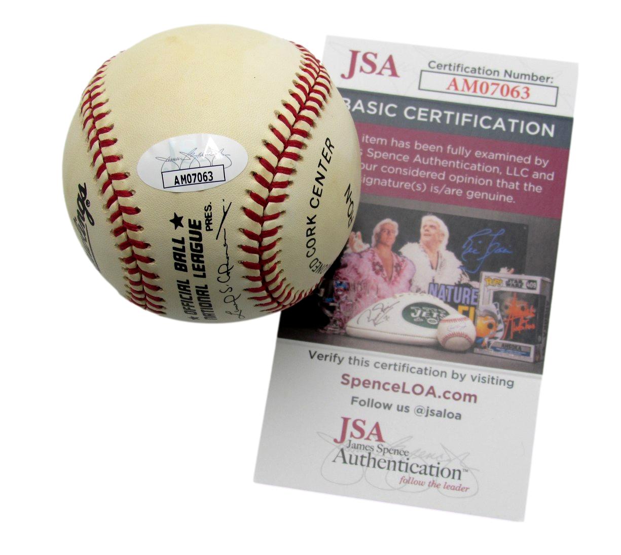 Fergie Jenkins HOF Signed/Auto Rawlings ONL Baseball Chicago Cubs JSA 187298