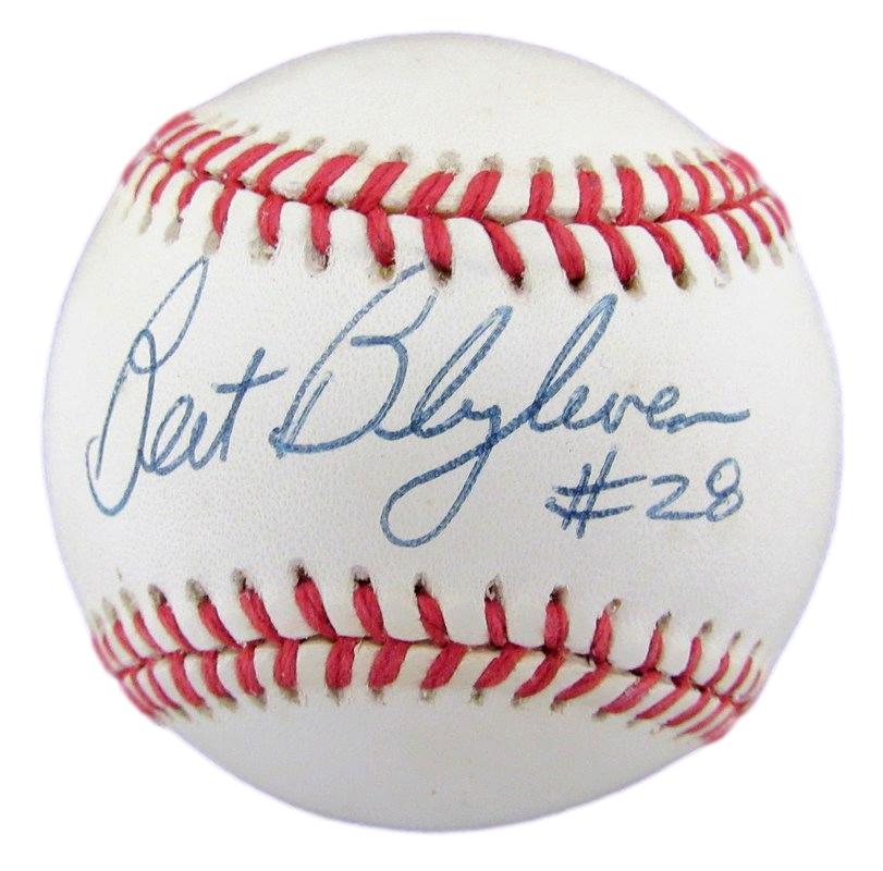 Bert Blyleven HOF Autographed OAL Baseball Minnesota Twins Beckett 183509