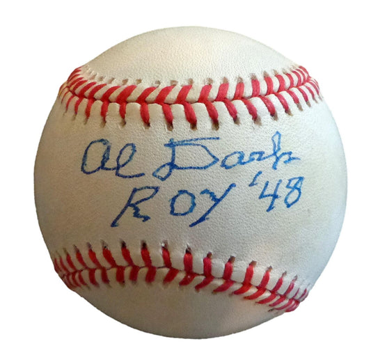 Al Dark Autographed/Inscribed ONL Baseball Boston Braves JSA 180864