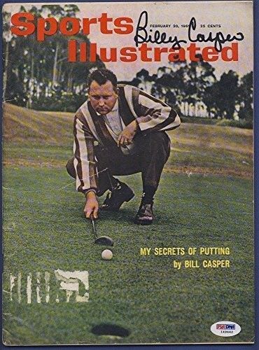 Billy Casper Signed Sports Illustrated Magazine PSA/DNA