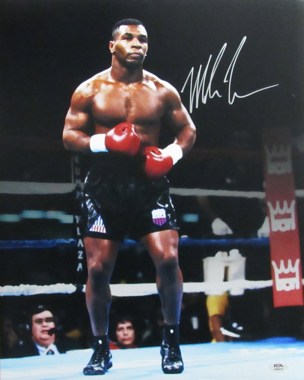 Mike Tyson Signed/Autographed 16x20 Photo PSA/DNA 190802