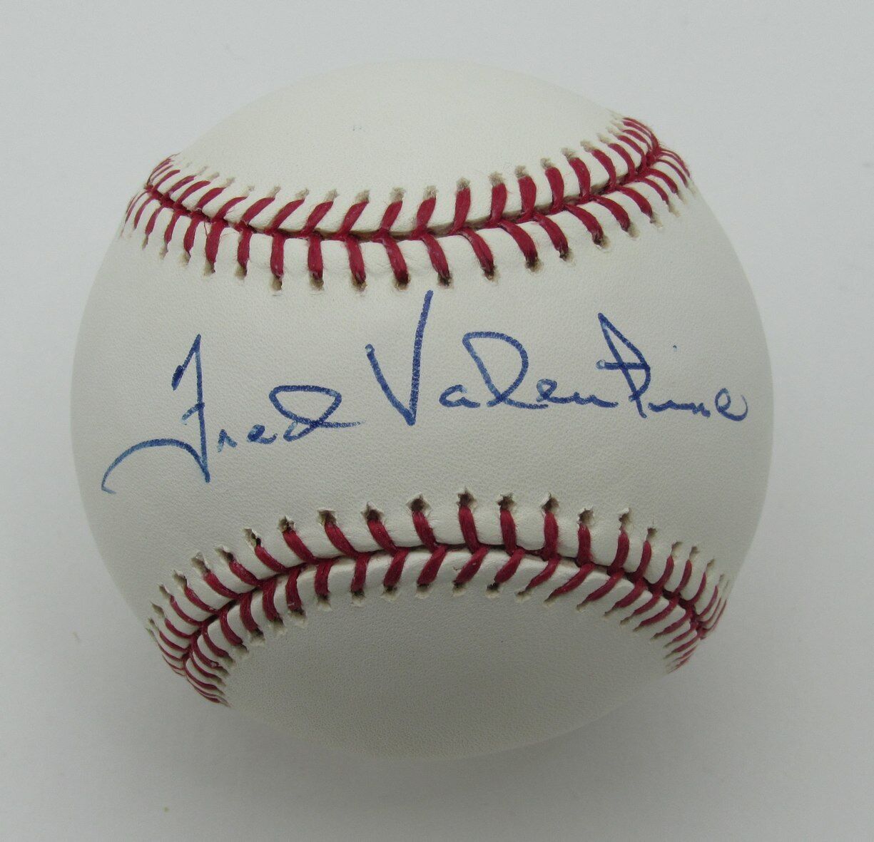 Fred Valentine Washington Senators/Orioles Autographed/Signed OML Baseball