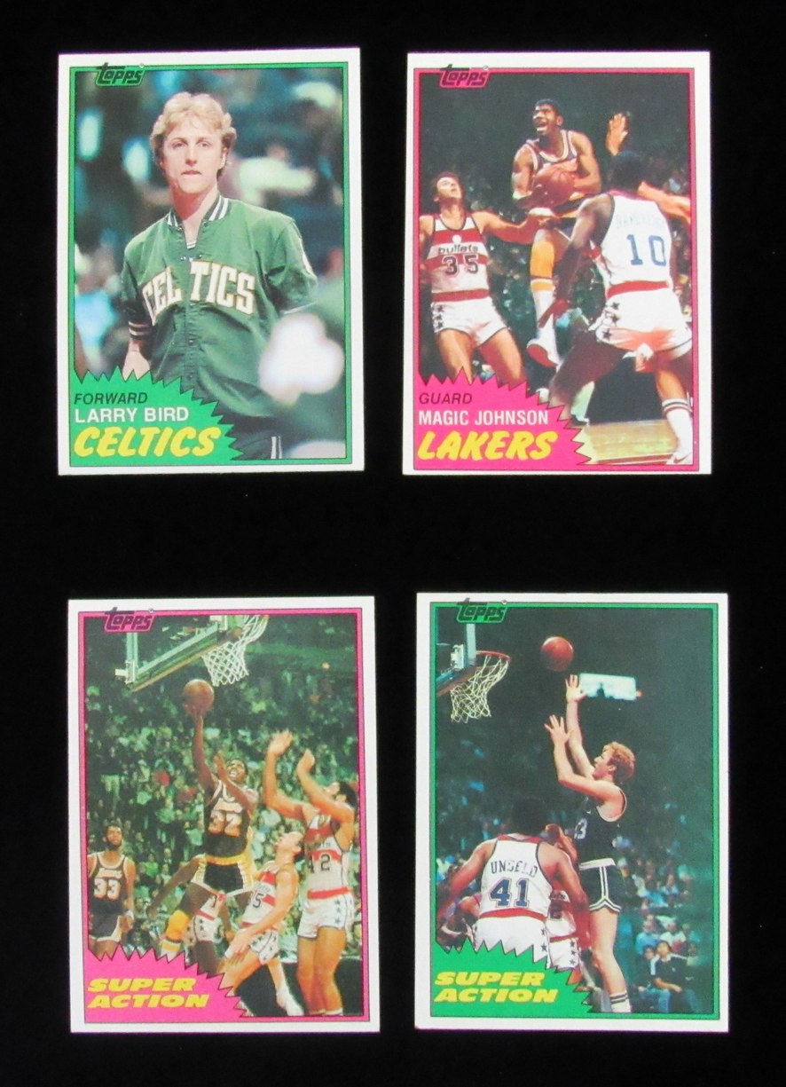 1981-82 Topps Basketball Complete Set (1-198) Larry Bird/Magic Johnson 190162