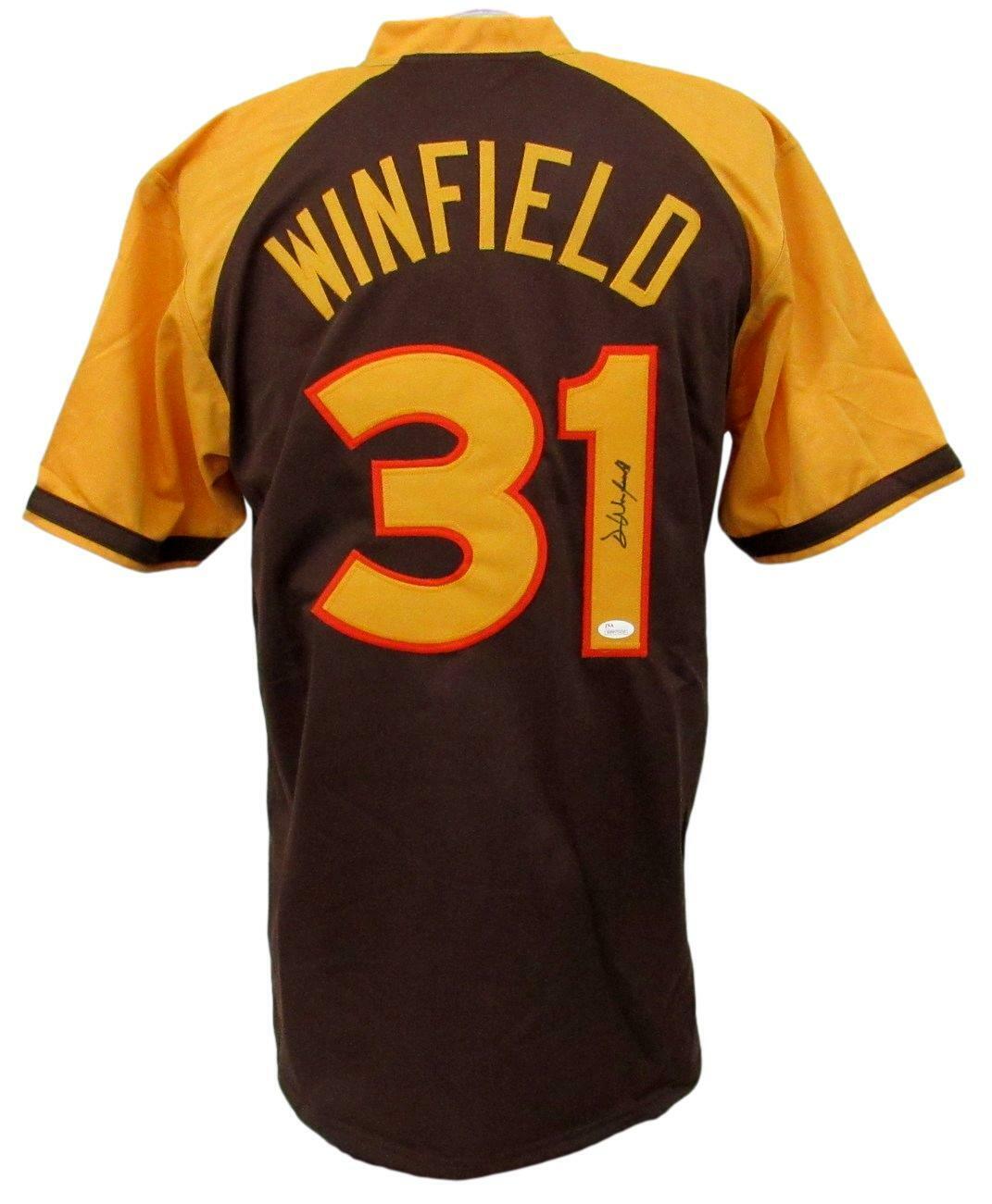 Dave Winfield Signed/Autographed Padres Custom Baseball Jersey JSA 157275