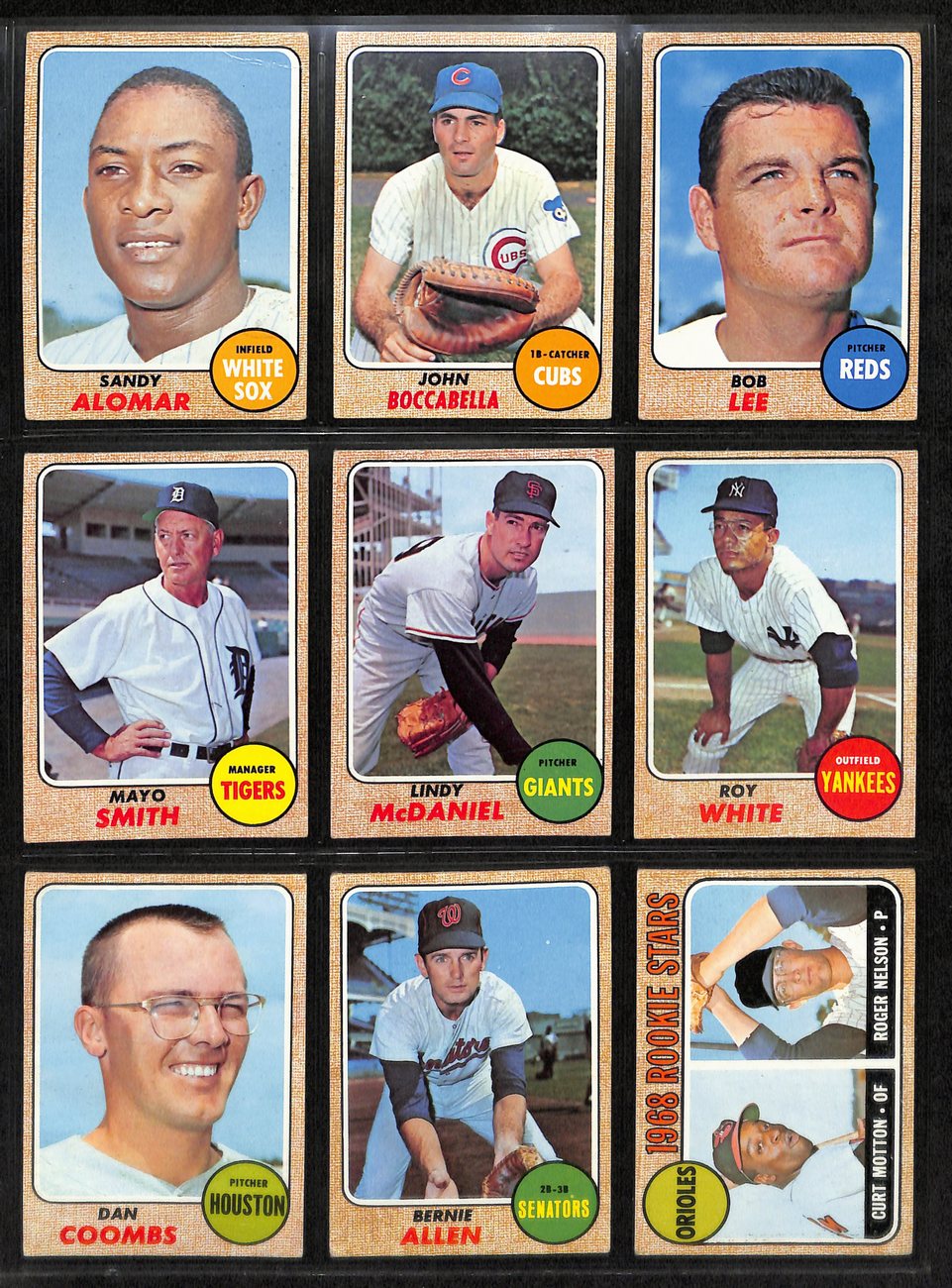 1968 Topps Baseball Card Complete Set (1-598) Bench Ryan Mantle Mays 191958