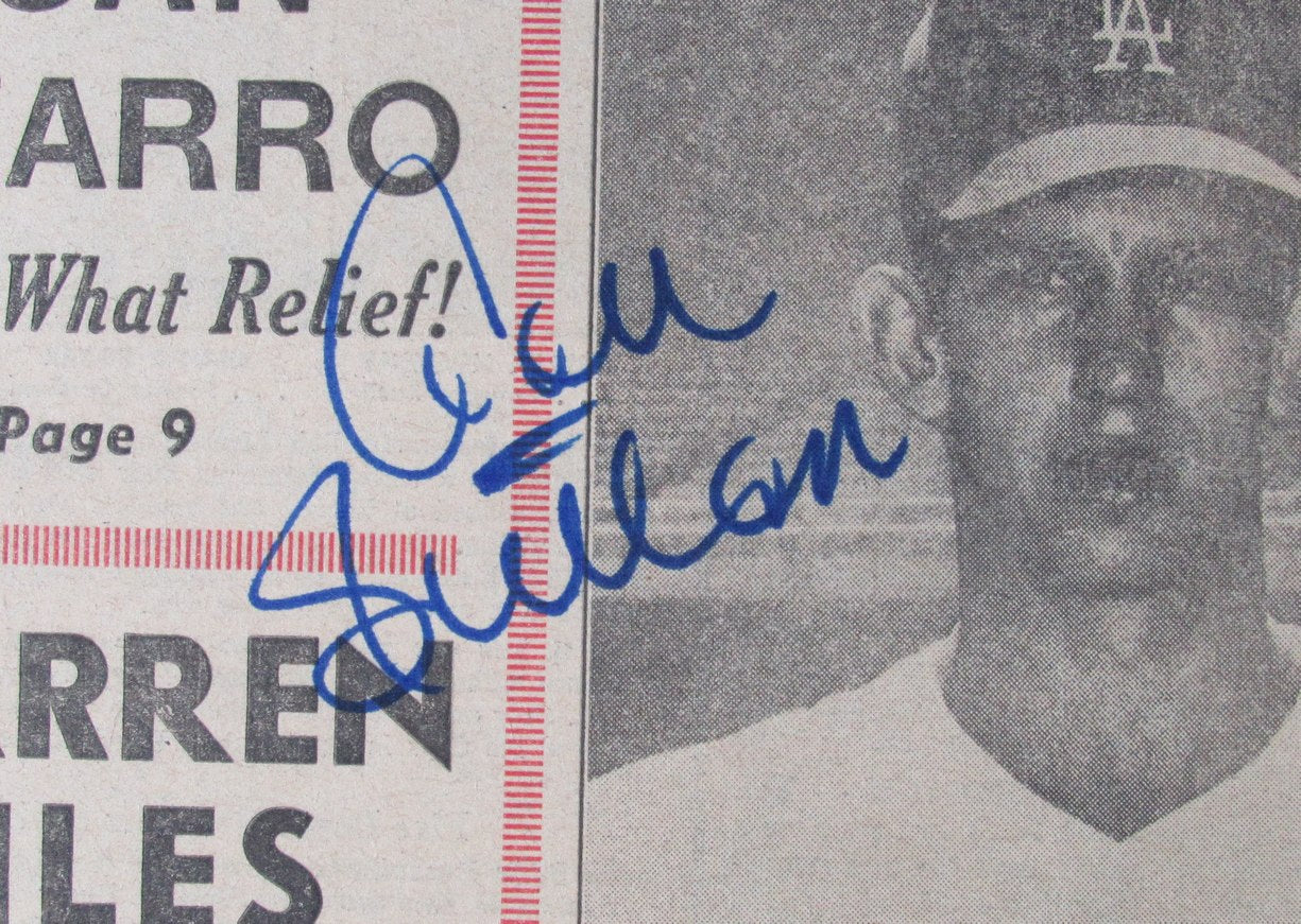 Don Sutton HOF Signed May 14, 1966 The Sporting News Newspaper PSA/DNA 184622