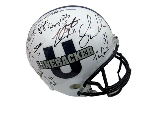 Linebacker U Signed/Auto Penn State Full Size Replica Helmet 10 Sigs JSA 135500