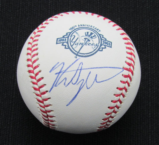 Ken Singleton Signed/Auto Yankees 100th OML Baseball JSA  186857