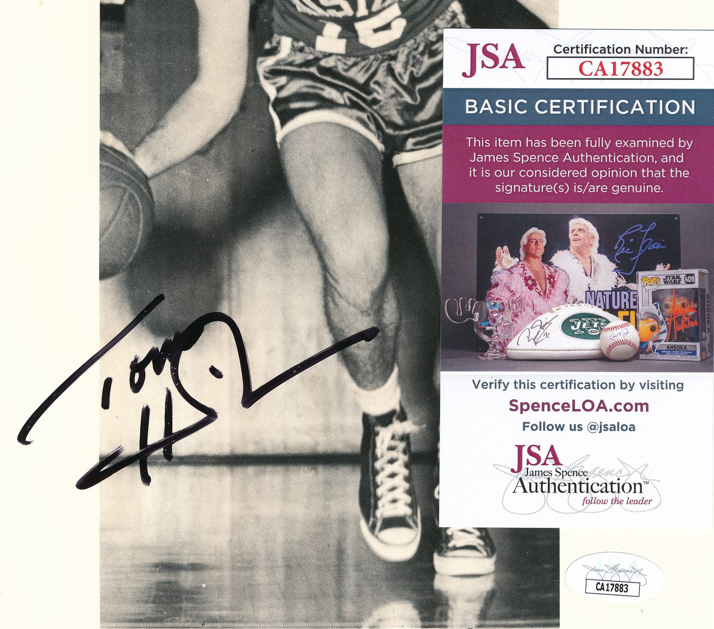 Tom Heinsohn HOF Signed/Autographed 8x10 Photo Boston Celtics JSA 192950