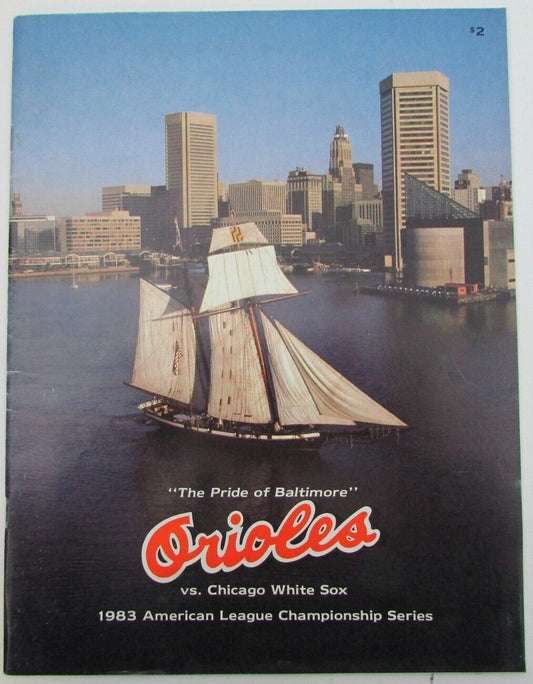 1983 American League Championship Series Program Orioles vs. White Sox 157027