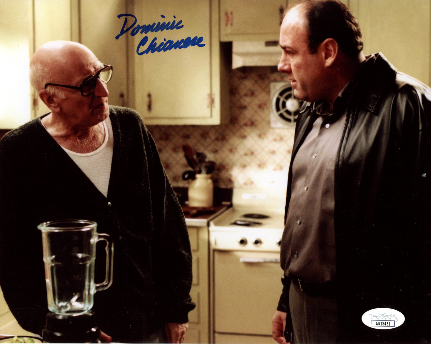 Dominic Chianese Signed/Autographed 8x10 Photo "Sopranos" JSA 190058