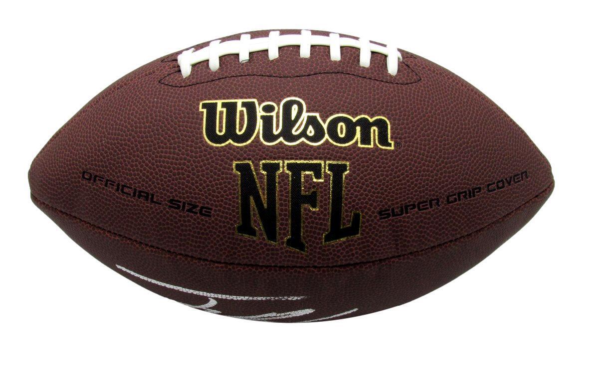 Joey Porter Jr. Signed Super Grip Wilson NFL Football Steelers PSA/DNA 177462