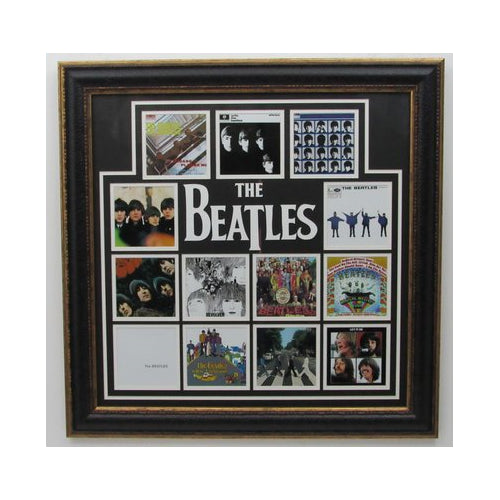 The Beatles Album Covers Photo Framed 143600